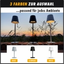 Akku LED-Tischleuchte Dimmbar Luna verschiedene Farben und variabler Höhe