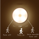 Wiederaufladbarer LED-Bewegungsmelder LED Nachtlicht mit Bewegungssensor automatisches Ein- und Ausschalten