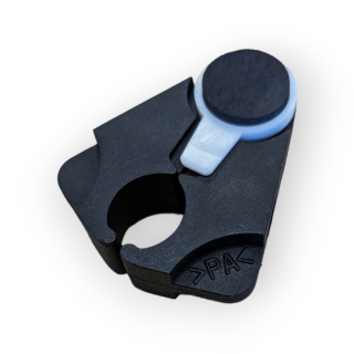 Stockhalter Clip / Halter für Gehstock, Gehhilfe oder Krücke geeignet für Gehhilfe von 1,6 - 2,5 cm